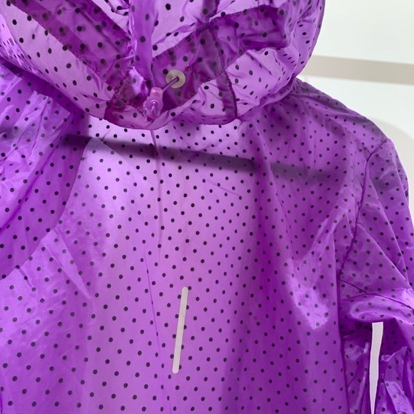 Nike Running Cyclone Vapor Windbreaker XS Jacket purple Polka Dot - Picture 2 of 5